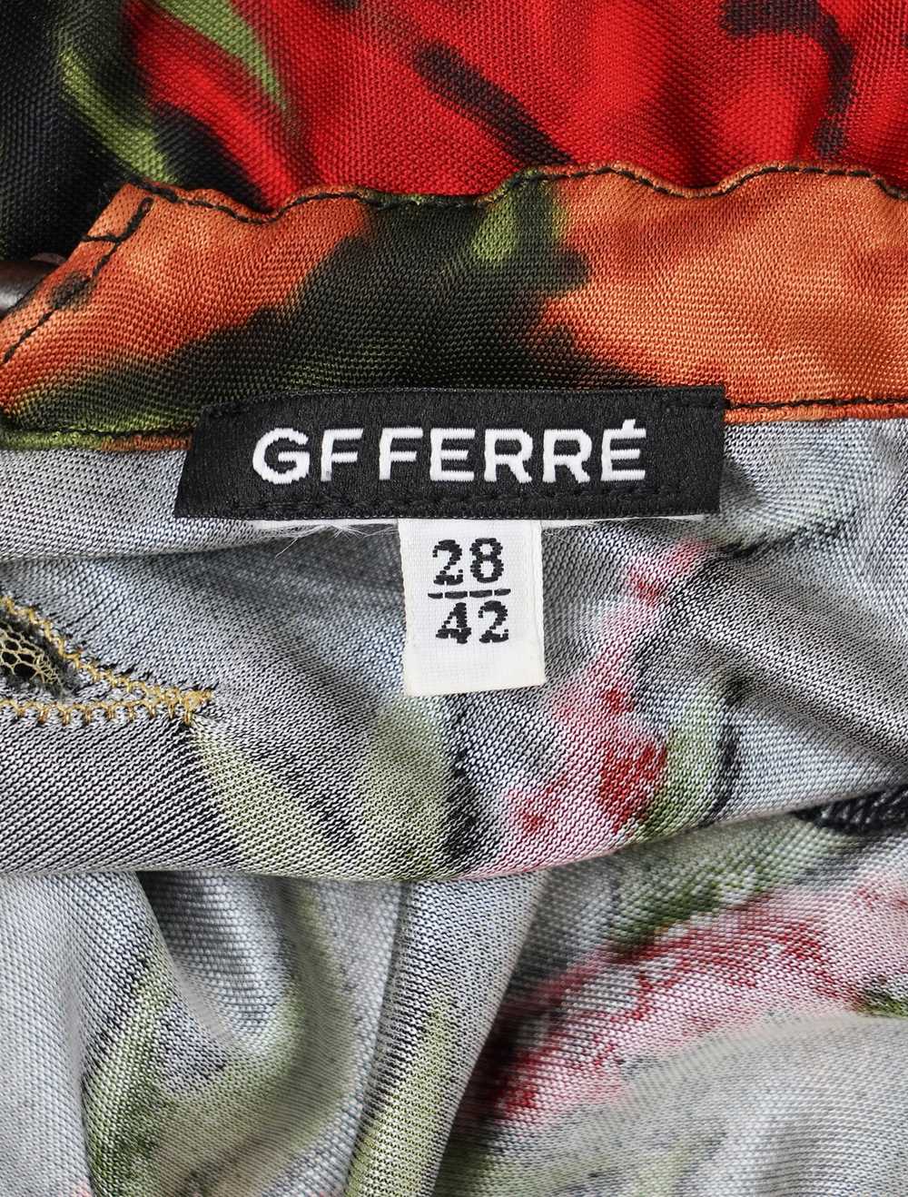Gf Ferre Vintage GF Ferre Dress Floral Print Jers… - image 6