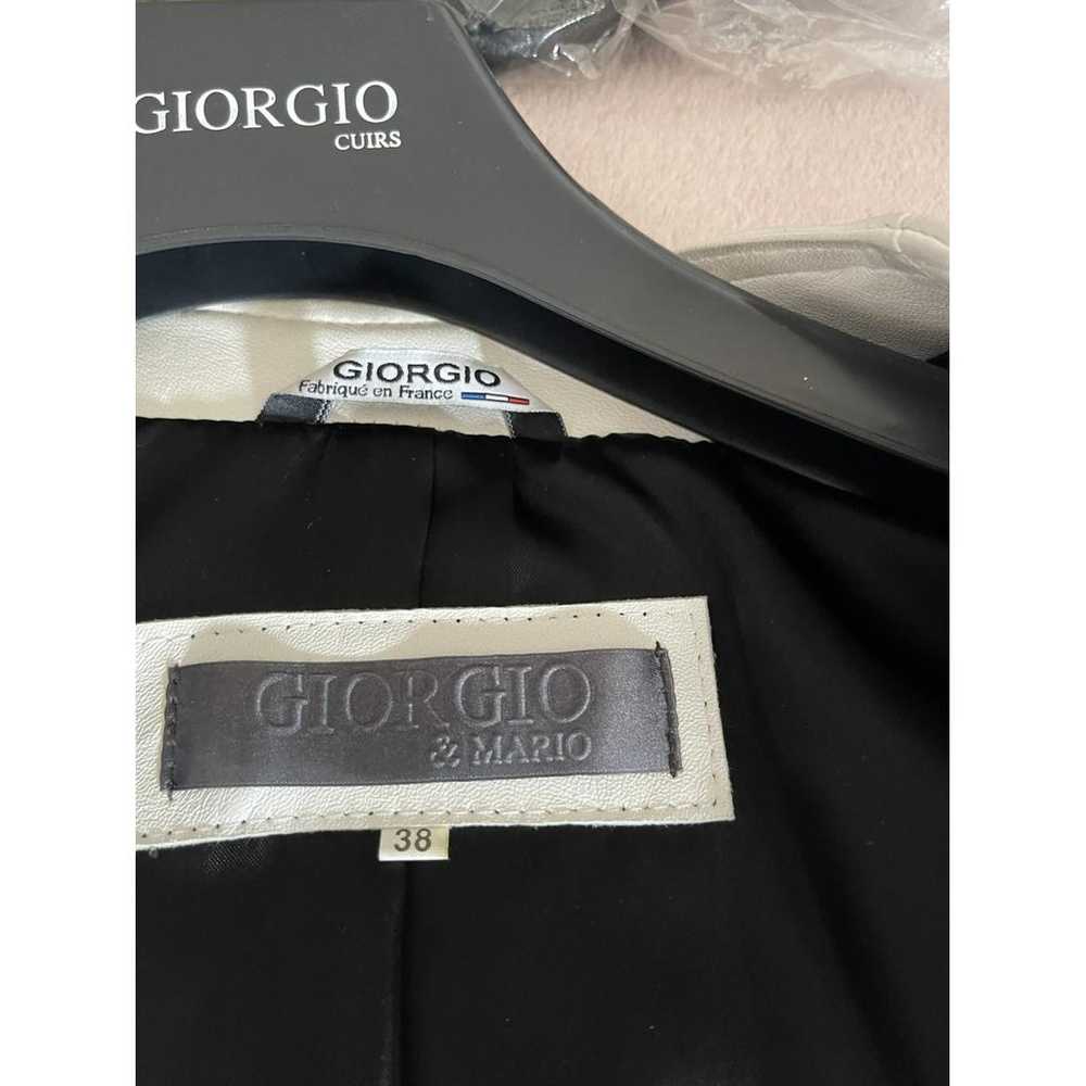 Giorgio & Mario Leather biker jacket - image 10