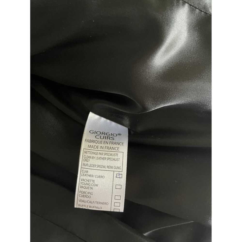 Giorgio & Mario Leather biker jacket - image 2