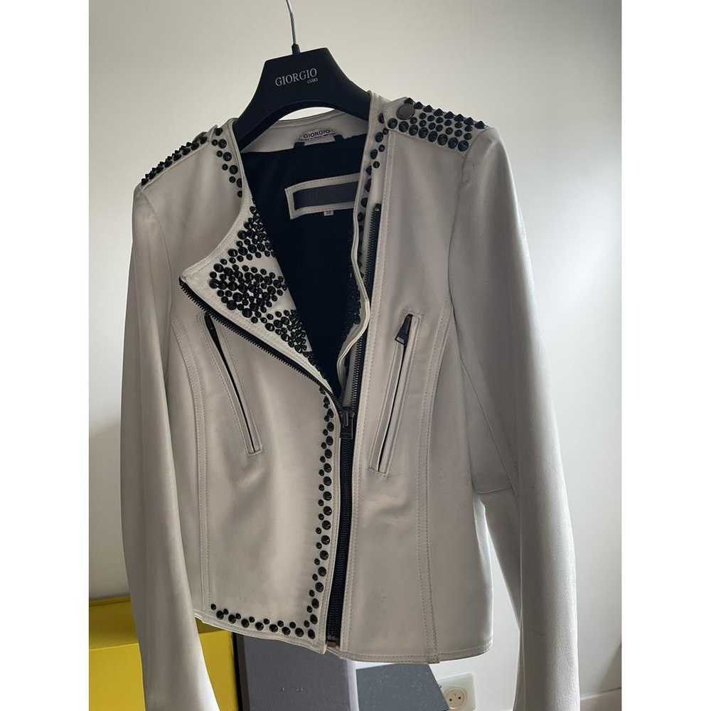 Giorgio & Mario Leather biker jacket - image 5