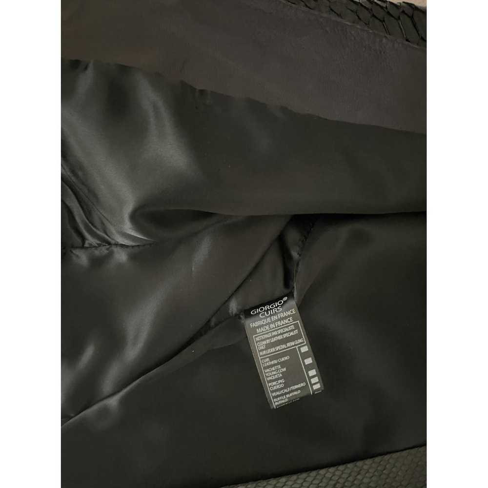 Giorgio & Mario Leather blazer - image 10