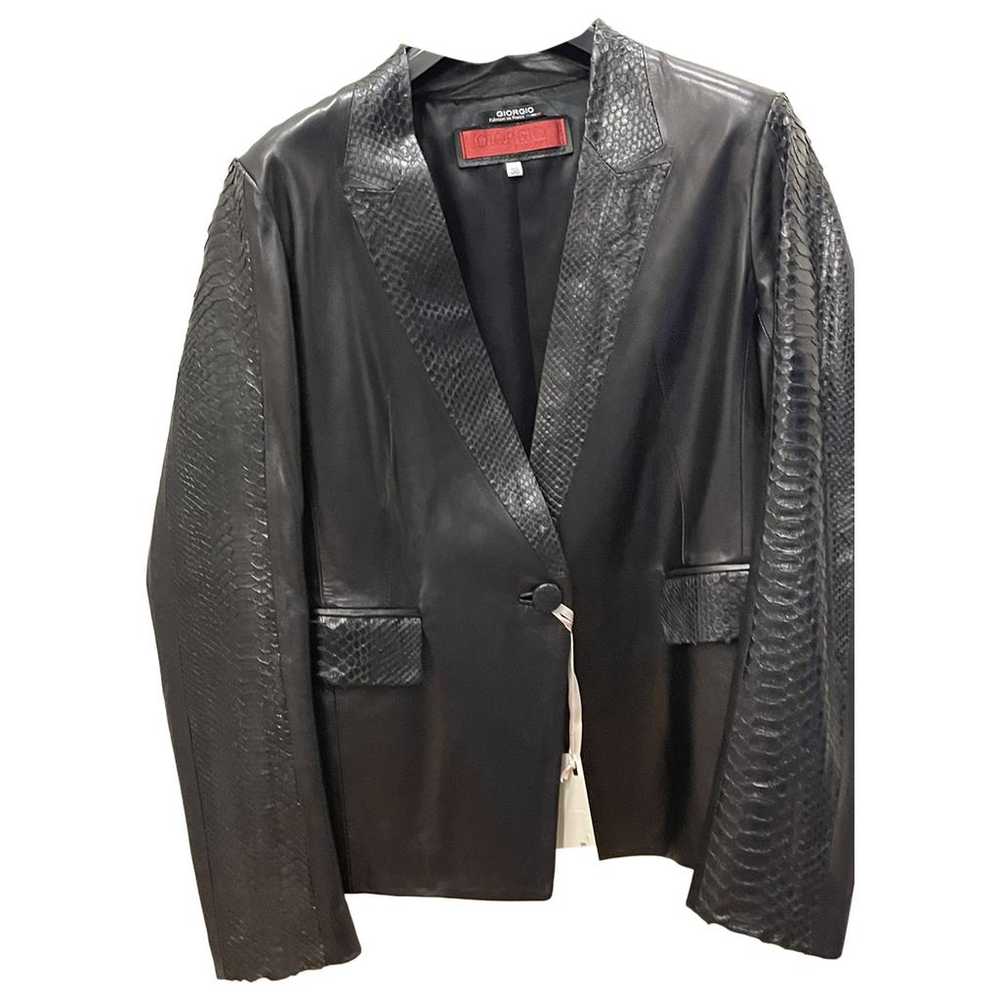 Giorgio & Mario Leather blazer - image 1