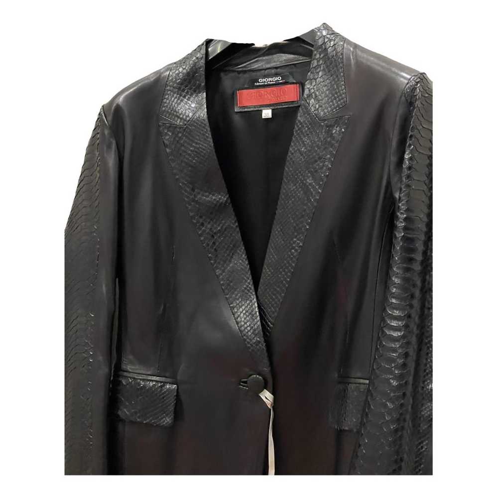 Giorgio & Mario Leather blazer - image 2