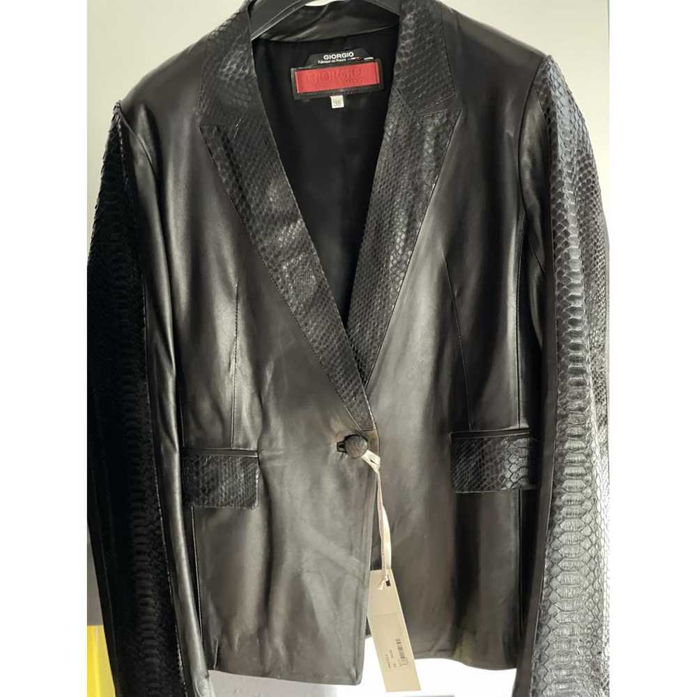 Giorgio & Mario Leather blazer - image 7