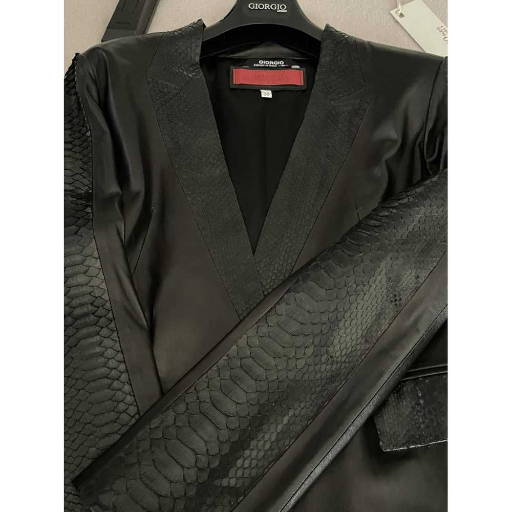 Giorgio & Mario Leather blazer - image 9