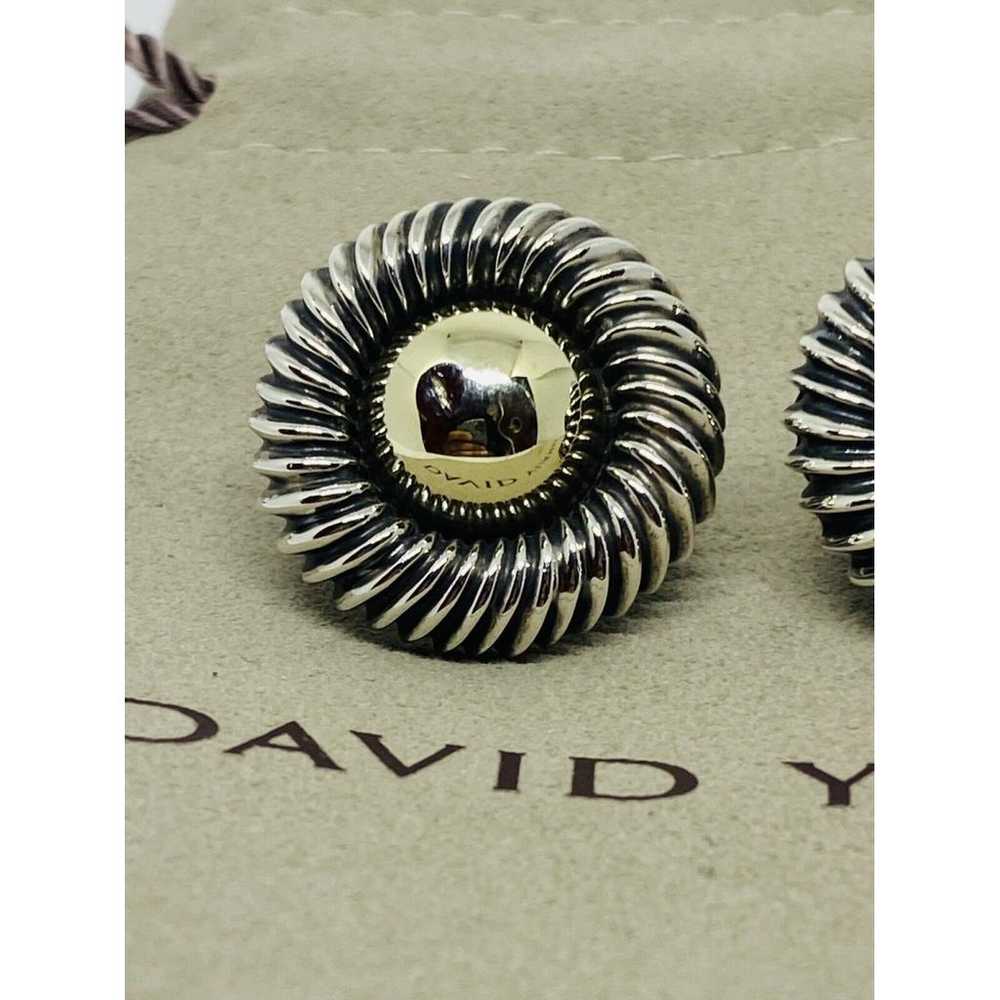 David Yurman Silver earrings - image 3