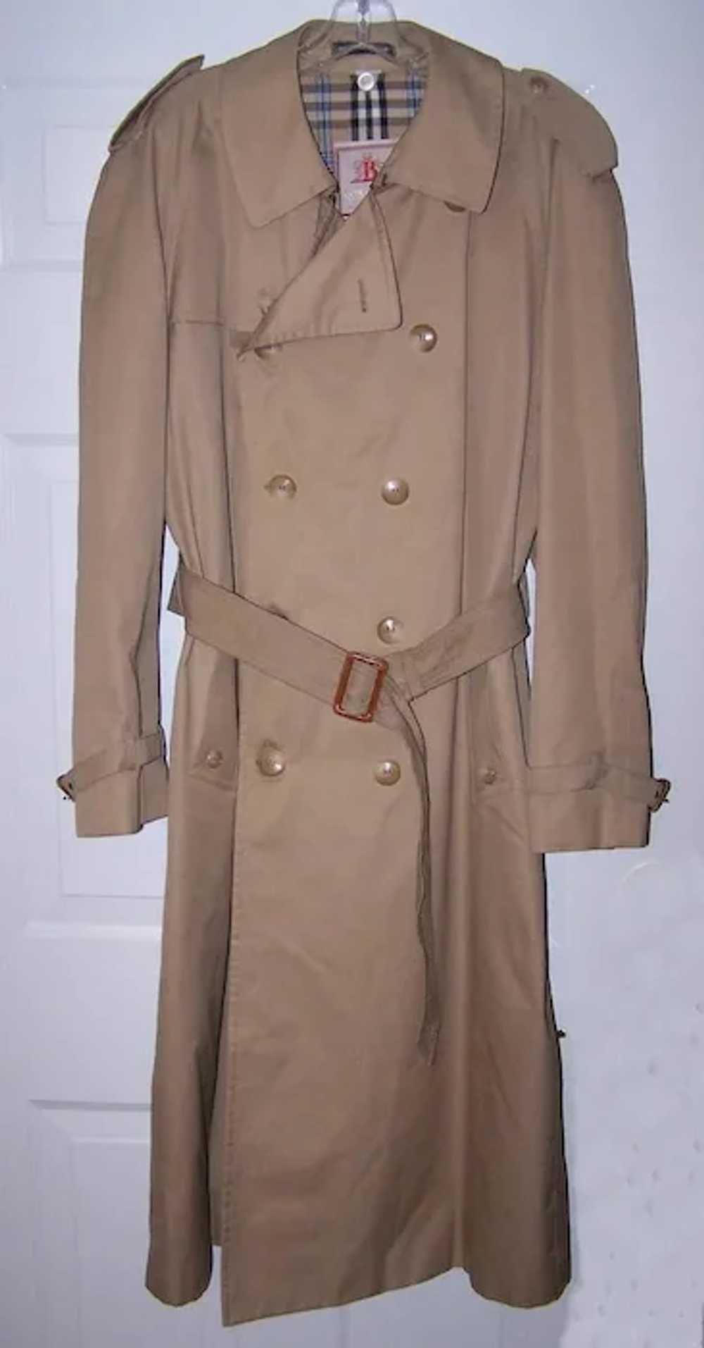 Classic 1960s Baracuta Four Climes Trench Coat - … - image 2