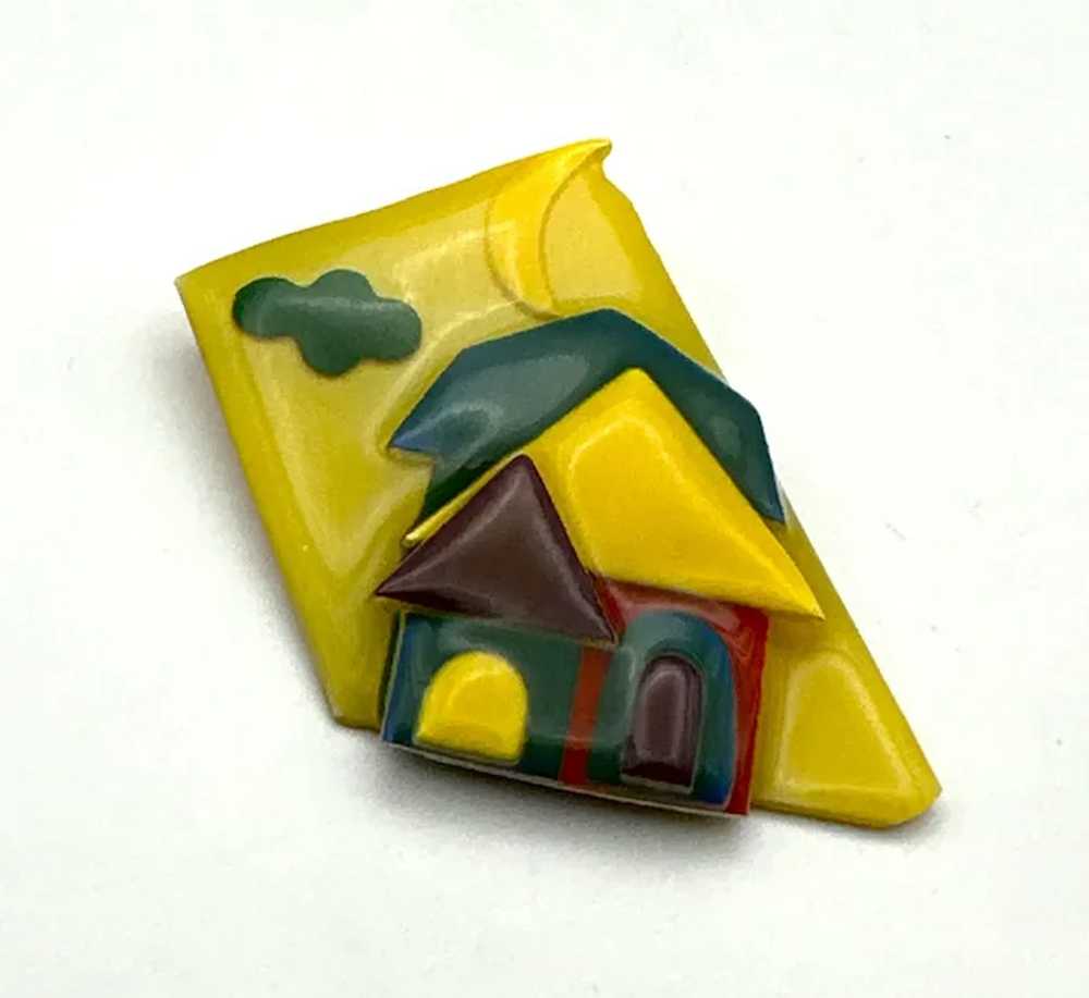 LUCINDA HOUSE PINS signed Fall Colors Yellow, Bro… - image 2
