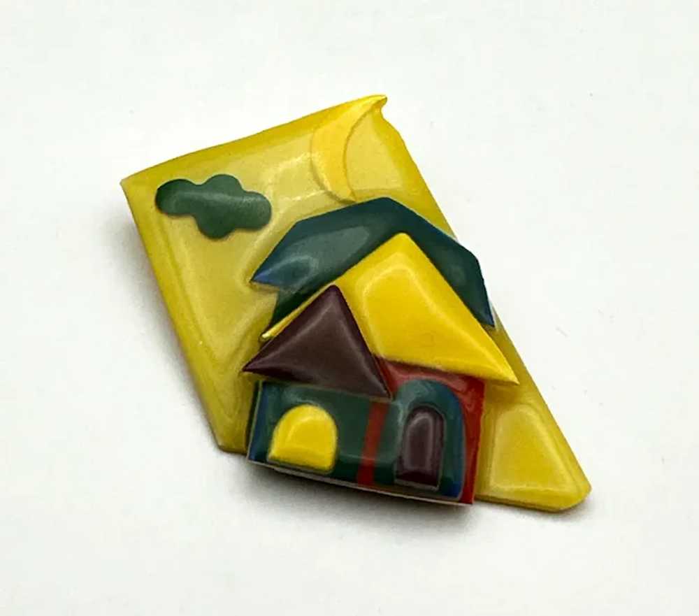 LUCINDA HOUSE PINS signed Fall Colors Yellow, Bro… - image 3