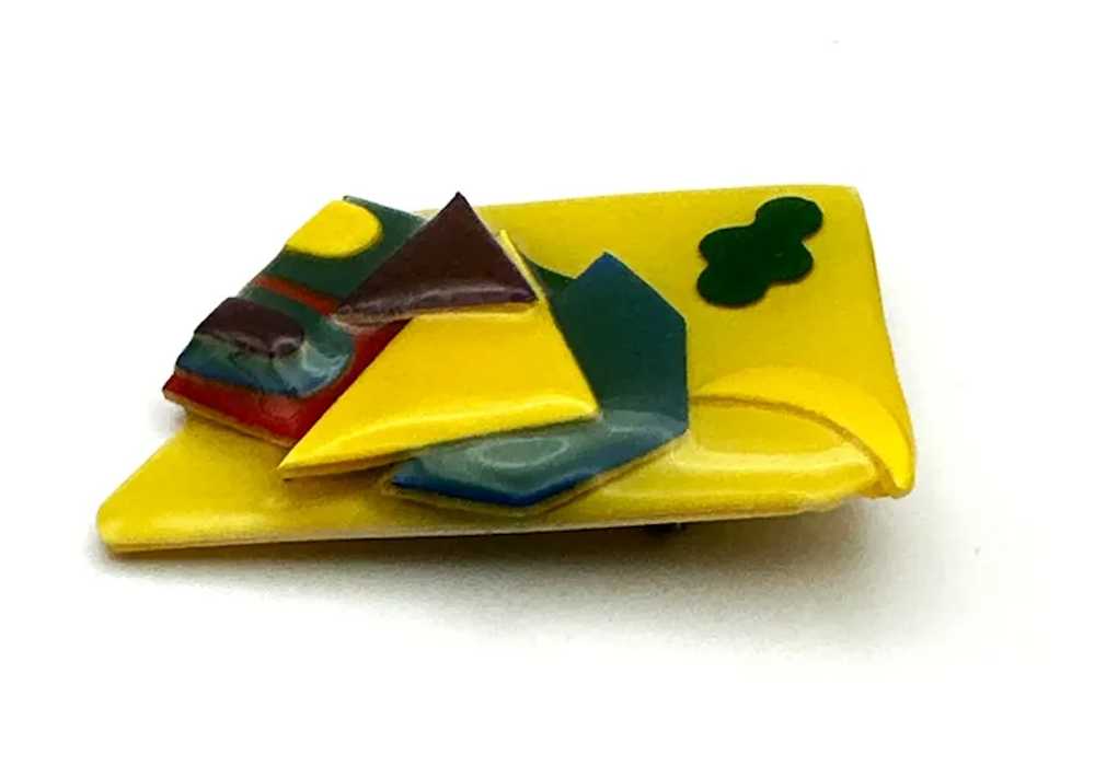LUCINDA HOUSE PINS signed Fall Colors Yellow, Bro… - image 4