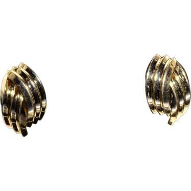 Yellow Gold Layered Ear Clips