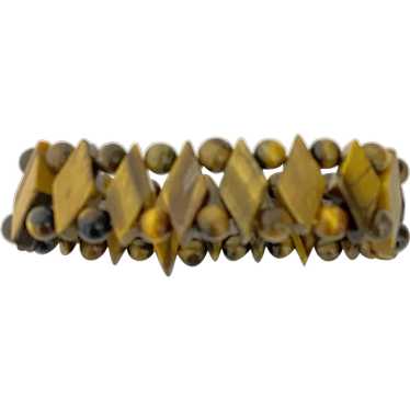 Vintage Genuine Tiger Eye stretch Bracelet