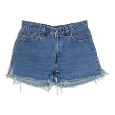 Levi's Ribcage Womens Shorts - Medium Wash