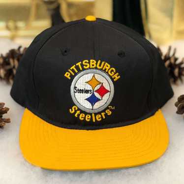 Vintage NFL Pittsburgh Steelers AJD Twill Snapbac… - image 1