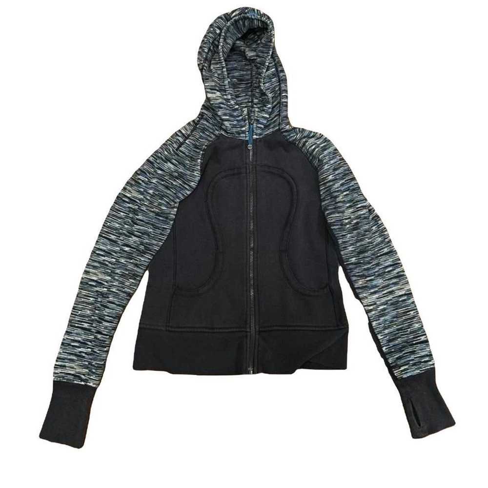 lululemon Navy Stripe Scuba Hoodie (S) - image 1