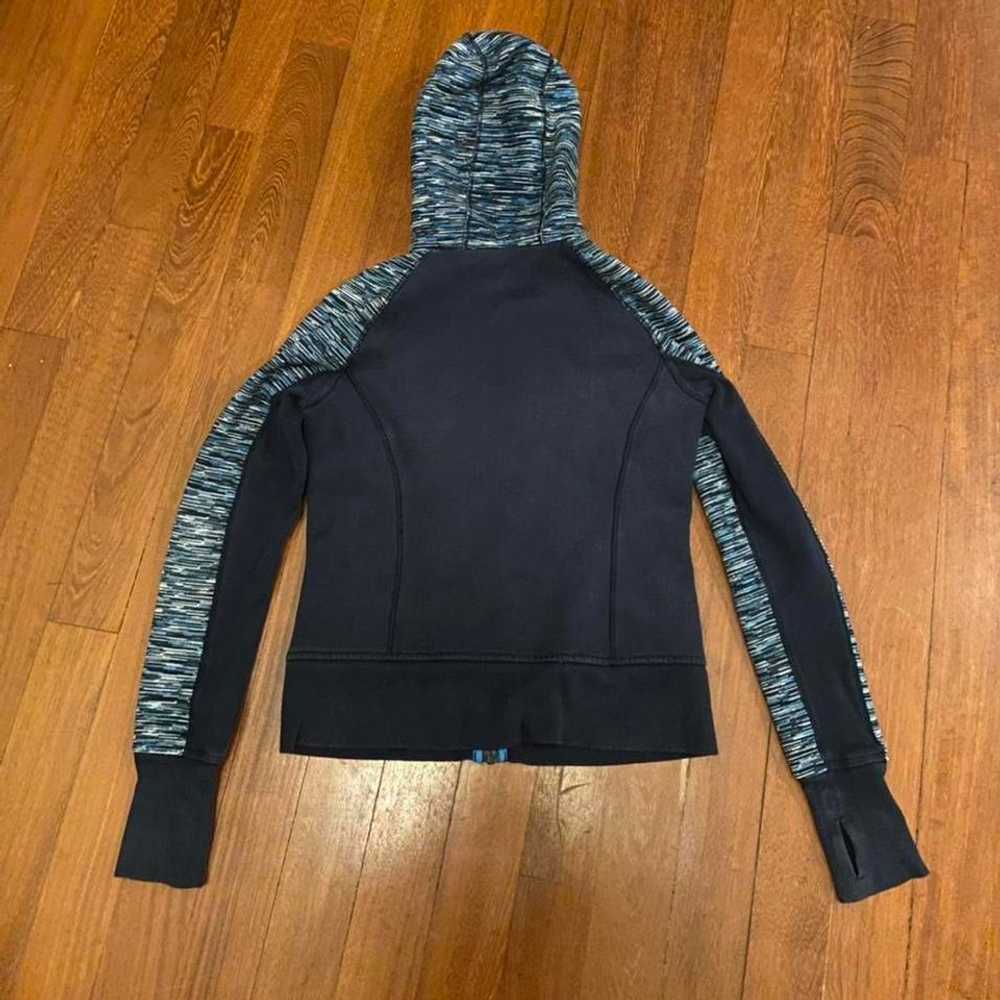 lululemon Navy Stripe Scuba Hoodie (S) - image 2