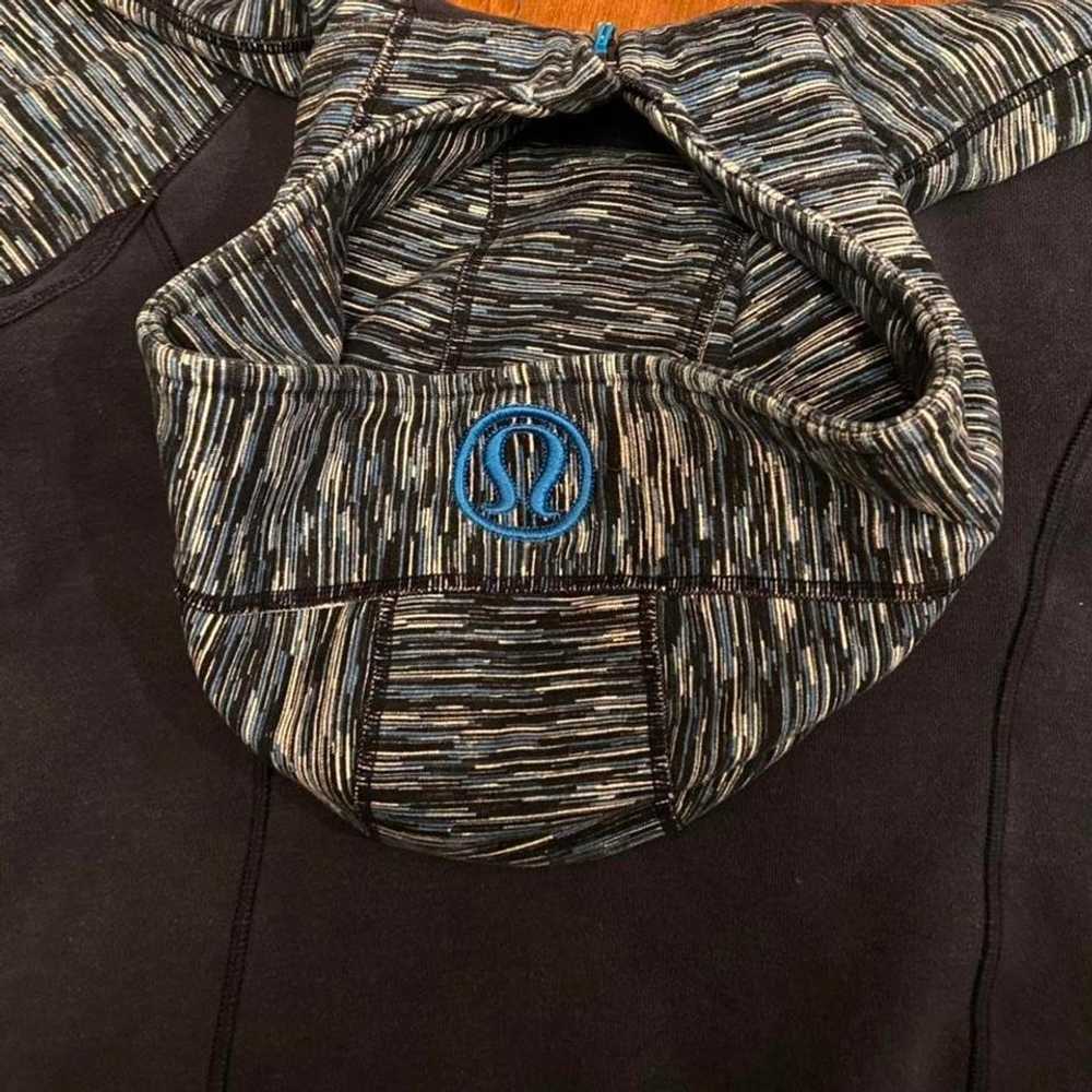 lululemon Navy Stripe Scuba Hoodie (S) - image 3