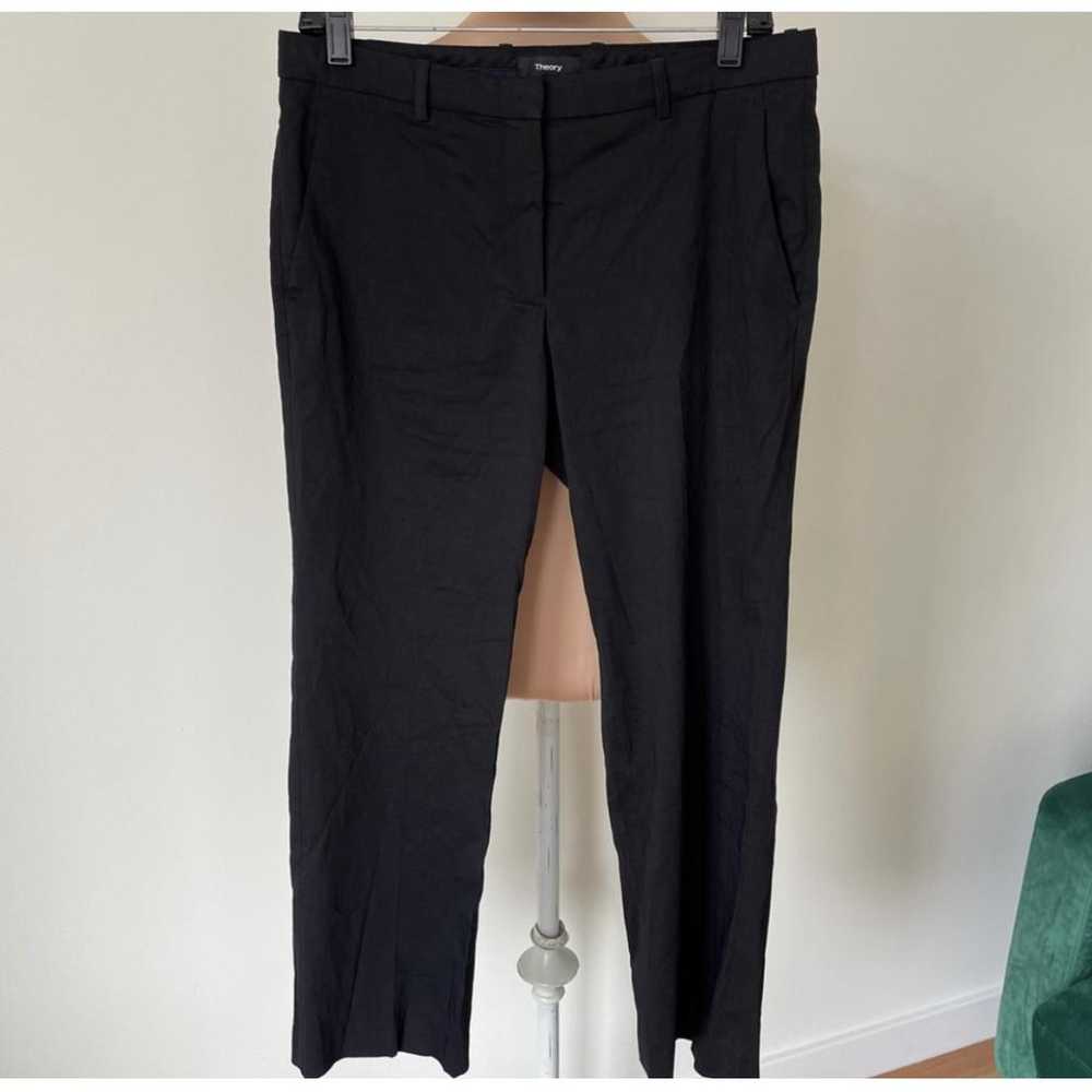Theory Linen trousers - image 2