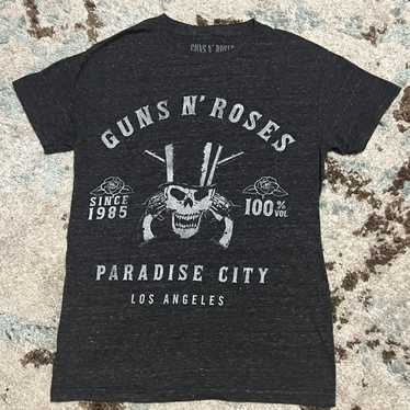 Shirt Women Roqueira Black GUN N ROSES Rock Music Festival