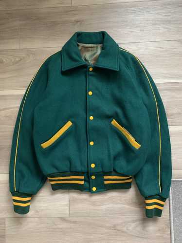 Varsity Jacket × Vintage 1960s WOOL VARSITY JACKET