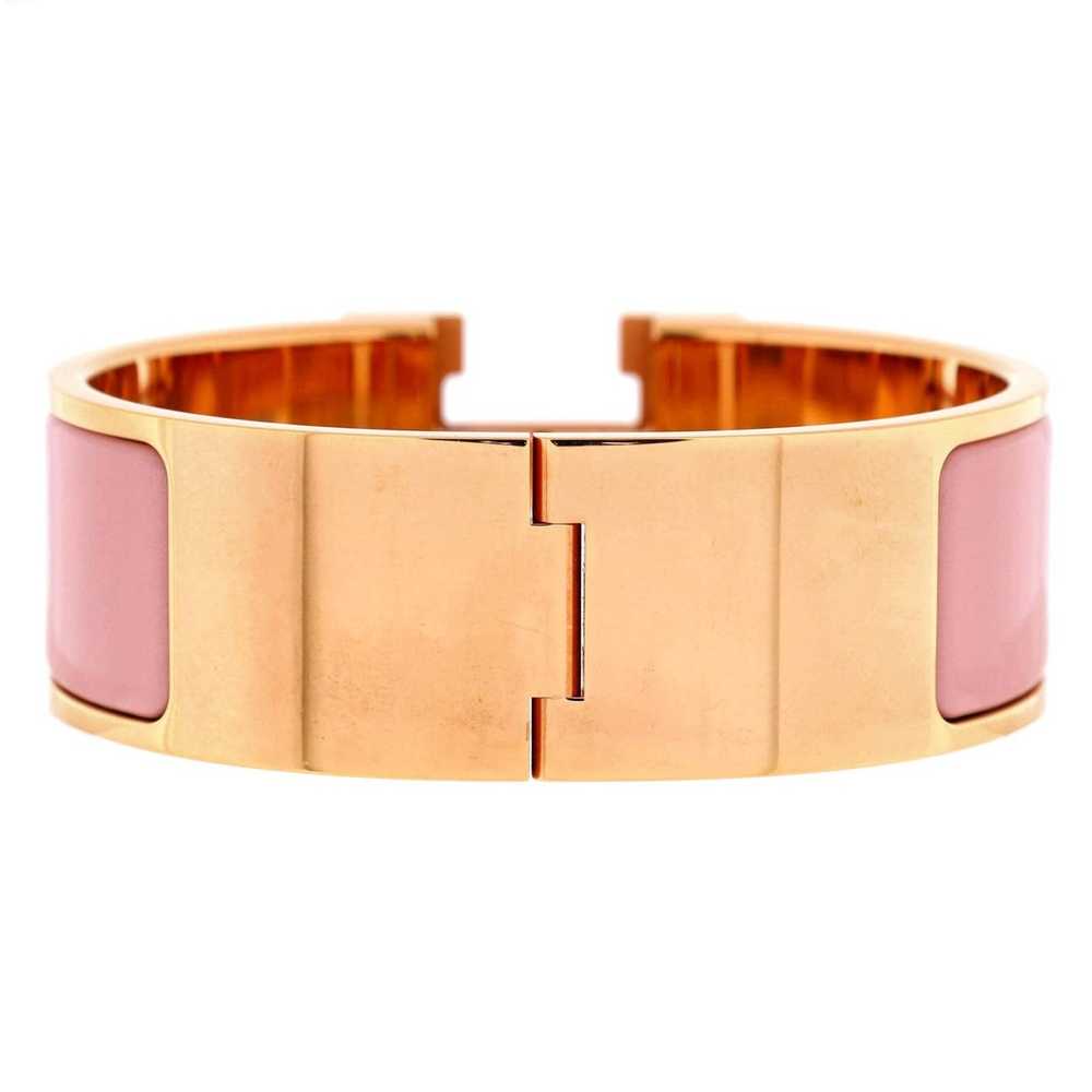 Hermes Clic H Bracelet Enamel Wide - image 1