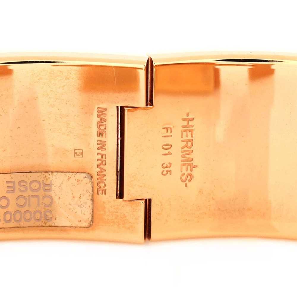 Hermes Clic H Bracelet Enamel Wide - image 2