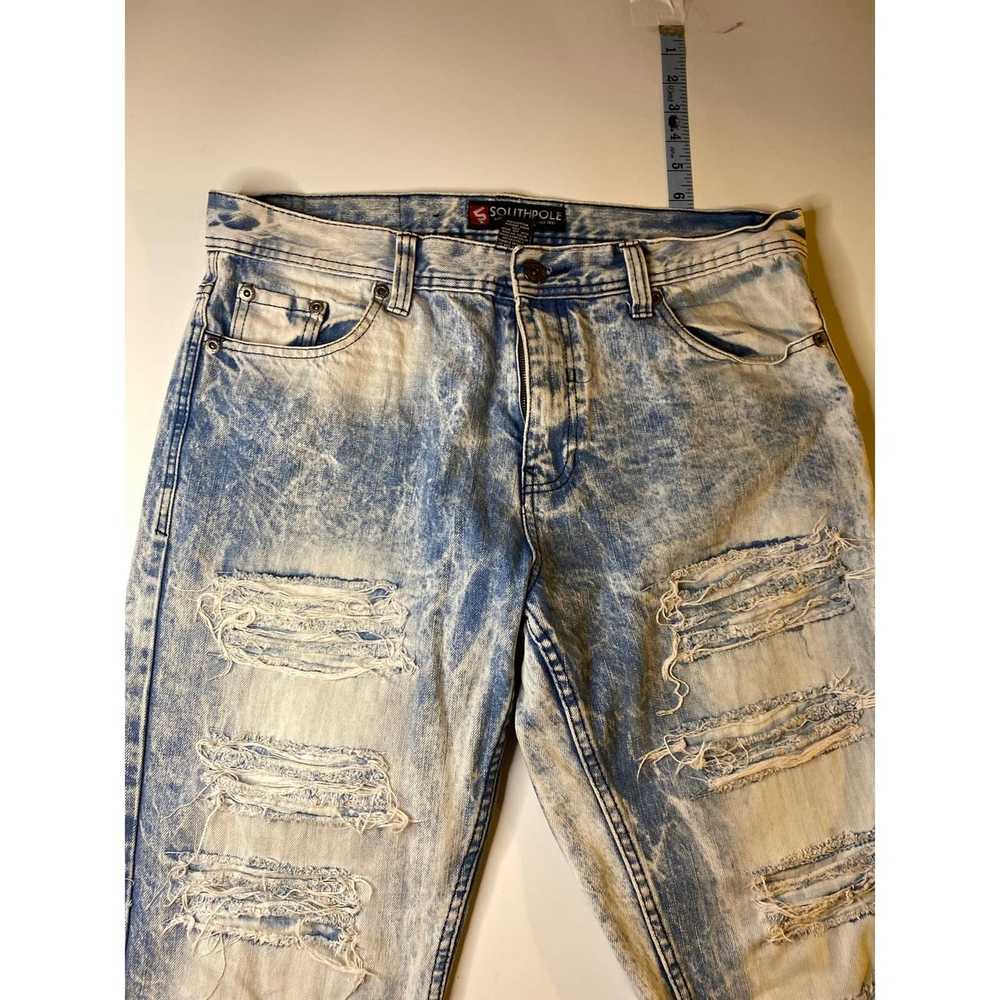 Southpole Southpole Acid Wash Distressed Jeans Me… - image 2