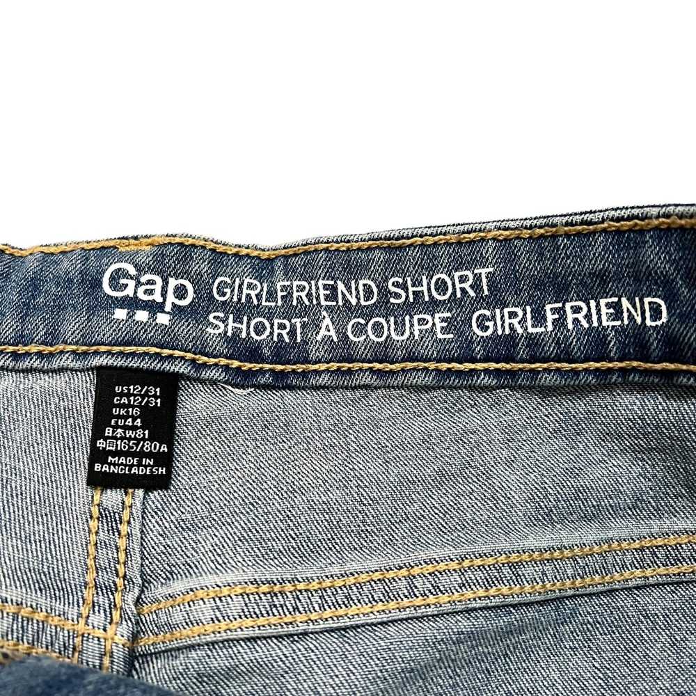 Gap Medium Wash Slight Distress Rolled Cuff Hem G… - image 6