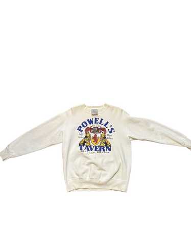 Delta × Vintage 1991 Powell’s tavern sweatshirt.