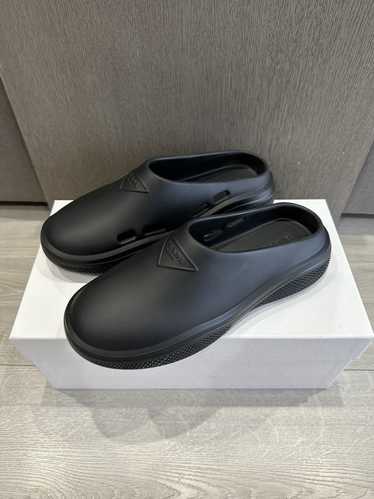 Prada PRADA FOAM RUBBER MULE BLACK