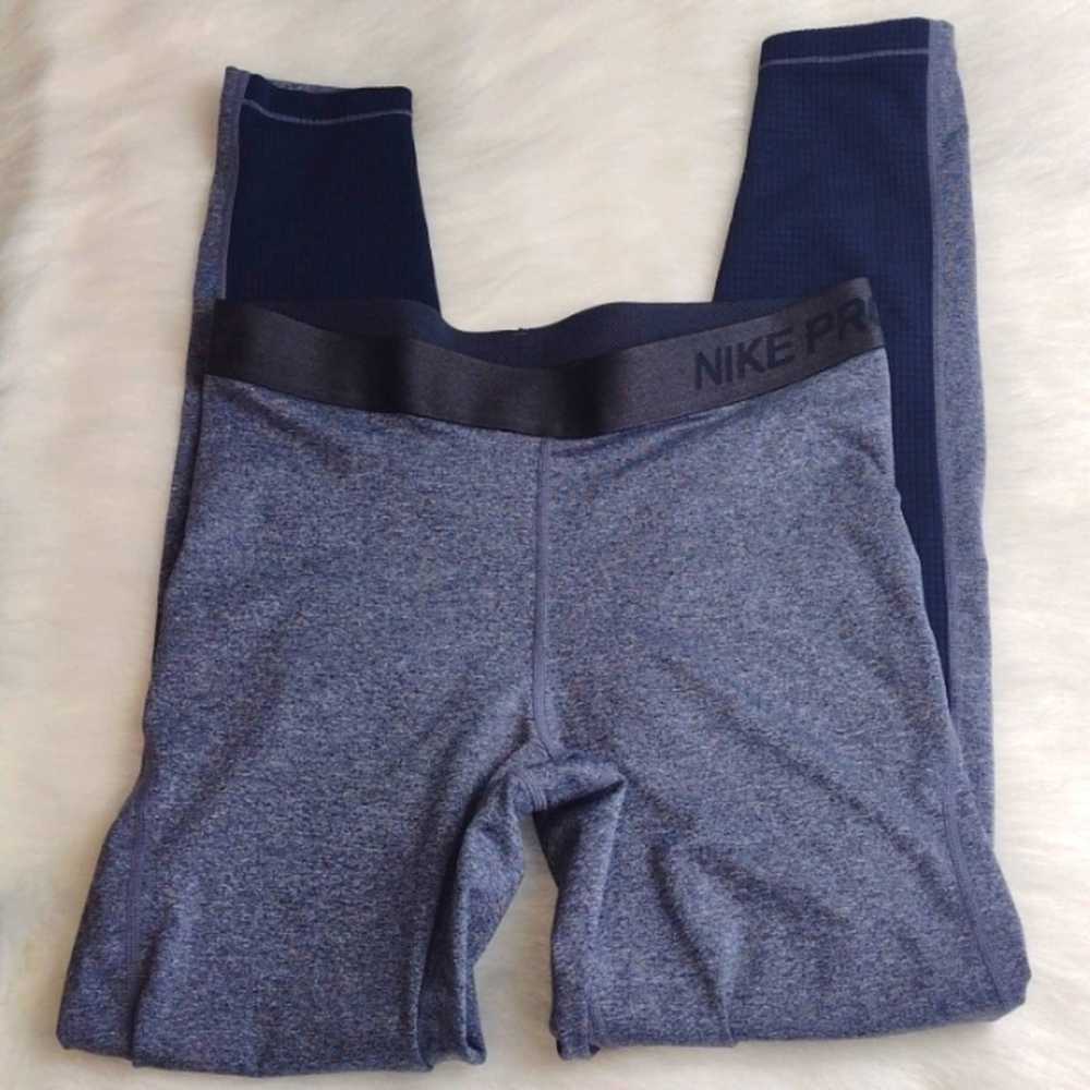 Nike Nike Pro Fit Leggings size Large color Heath… - image 2