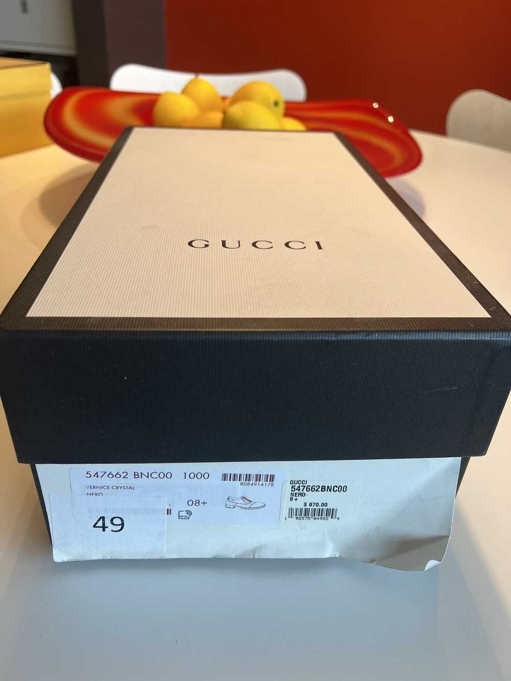 Gucci Gucci vernice Crystal black shoes - image 12