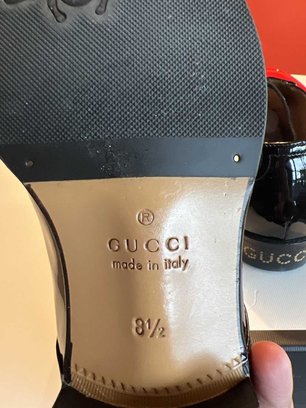 Gucci Gucci vernice Crystal black shoes - image 8