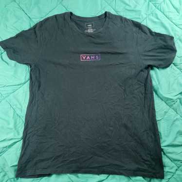 Vans Vans Mens XL Black Short Sleeve T Shirt Slim… - image 1