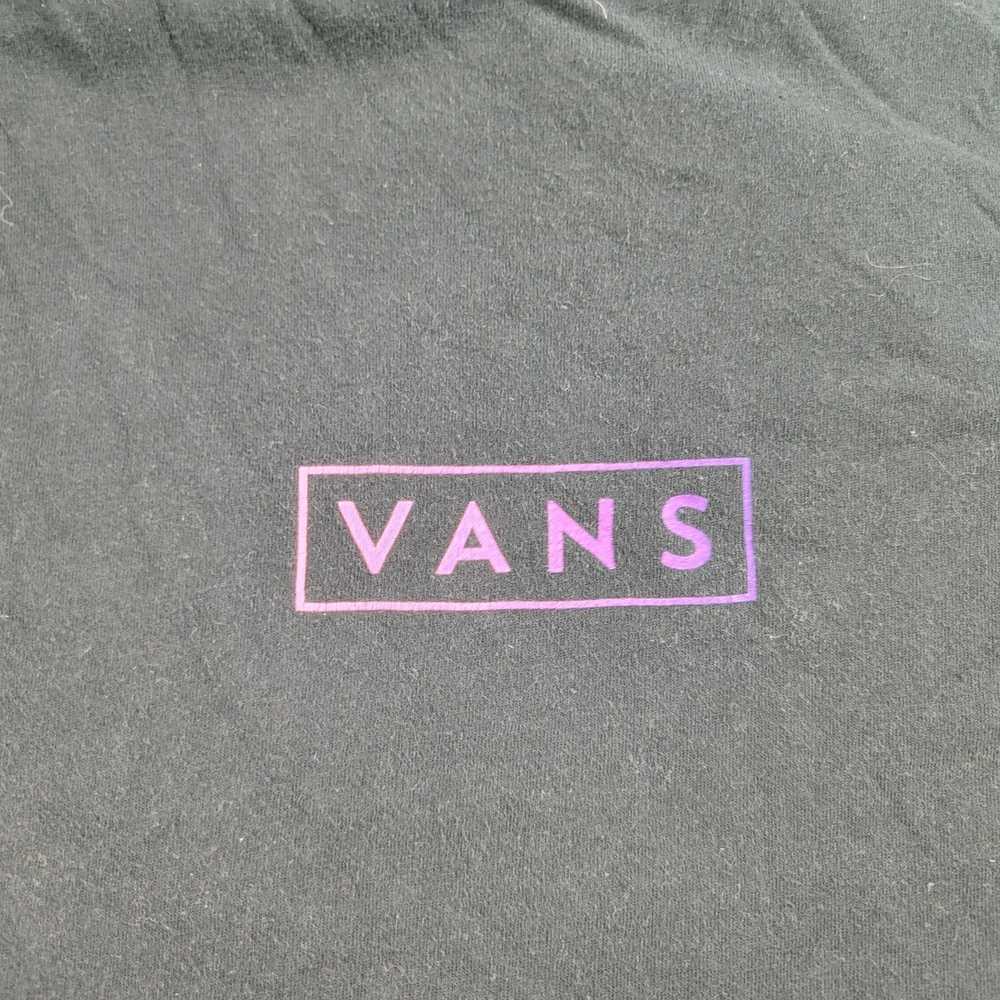 Vans Vans Mens XL Black Short Sleeve T Shirt Slim… - image 3