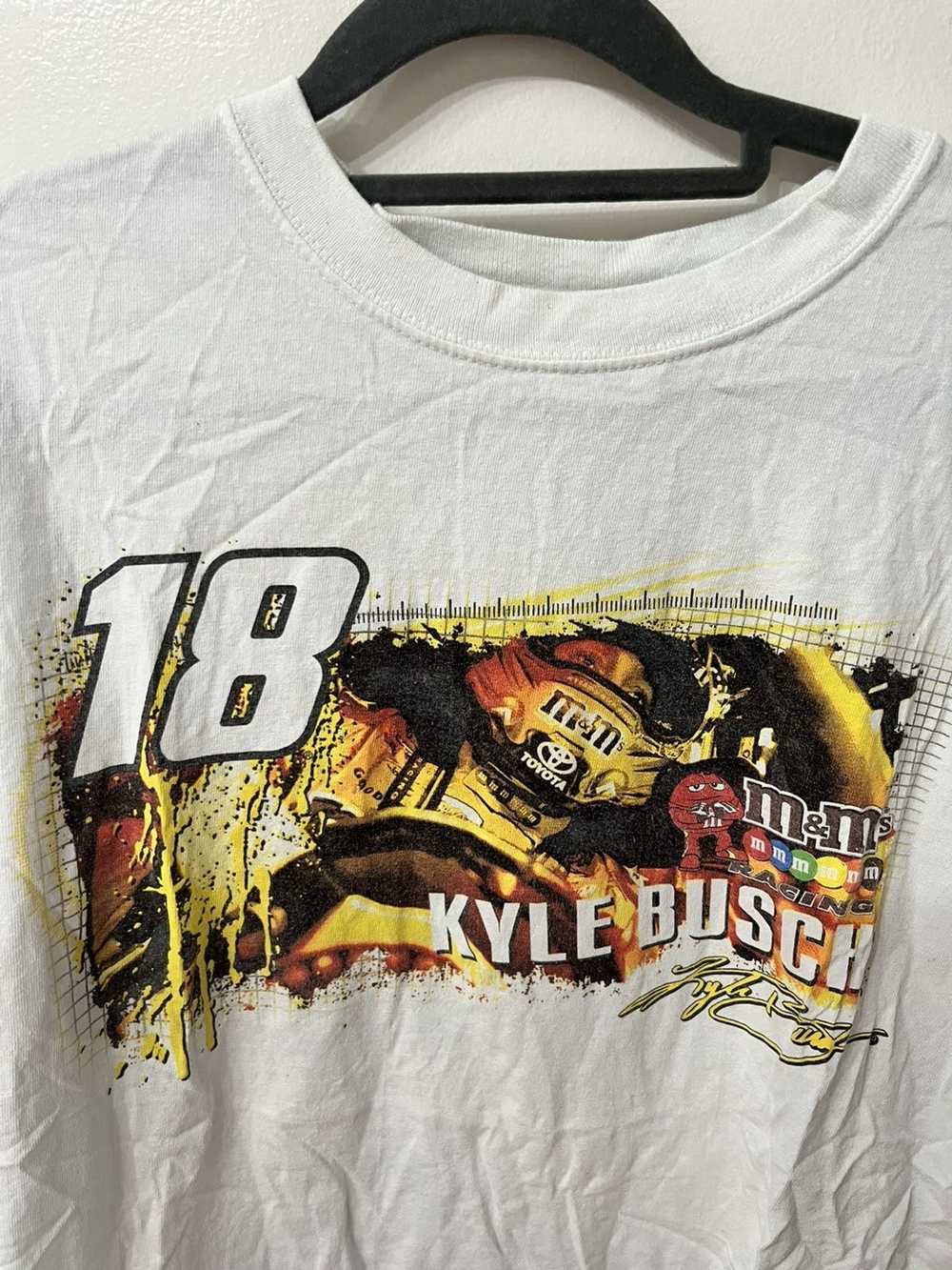 Vintage Vintage Y2K T Shirt L - Kyle Busch Nascar… - image 11