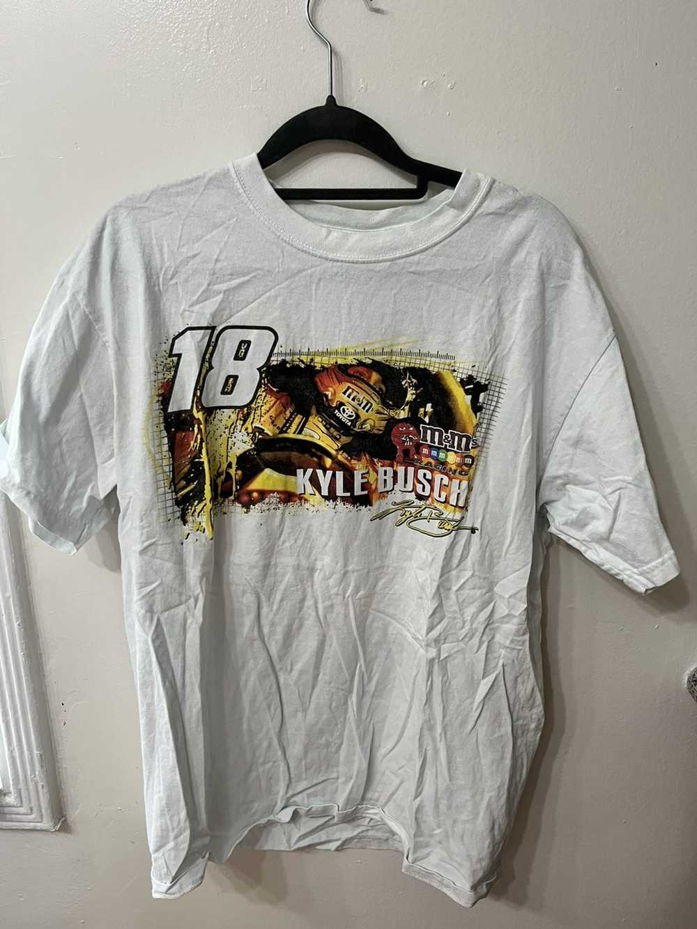 Vintage Vintage Y2K T Shirt L - Kyle Busch Nascar… - image 6