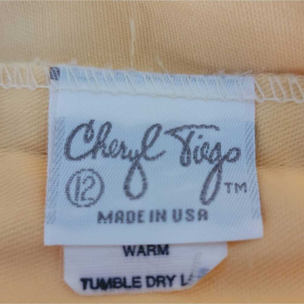 Vintage VTG 70s Cheryl Tiegs Soft Pleated High Wa… - image 7