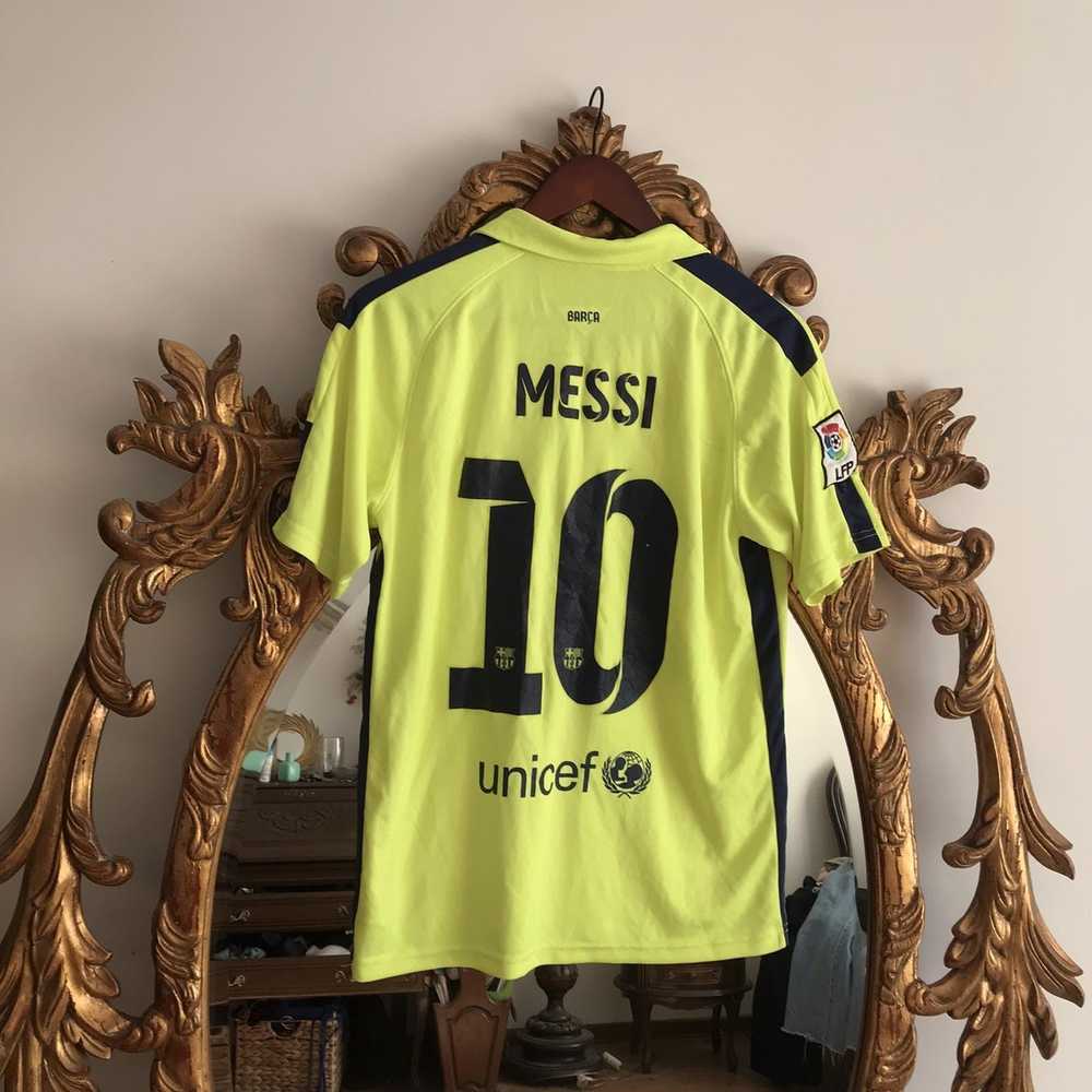 Nike × Soccer Jersey NIKE BARCELONA MESSI AWAY SOCCER… - Gem