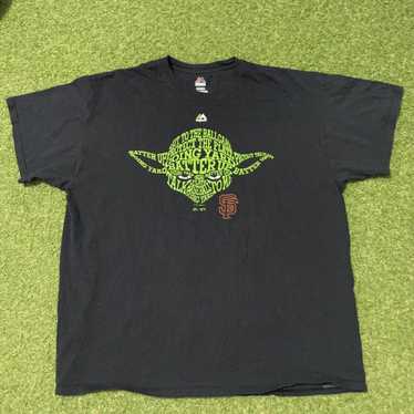 Majestic Yoda SF Giants XL Black Shirt San Francis