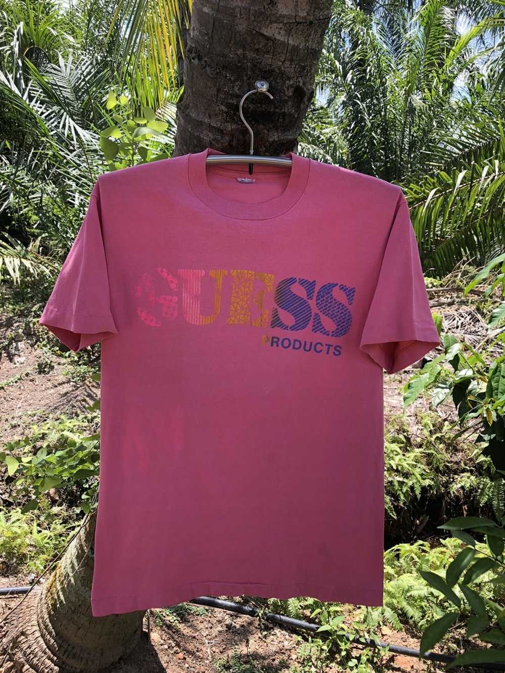 Guess × Other × Vintage Vintage GUESS T Shirt Spe… - image 1