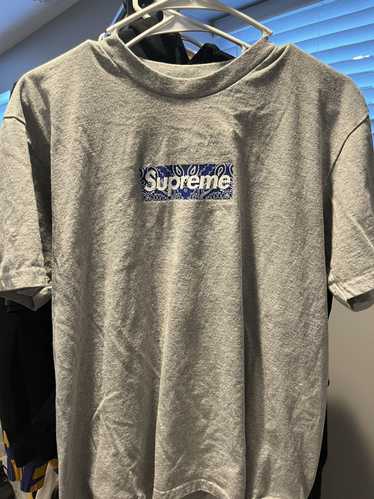 supreme bandana box logo tee - Gem