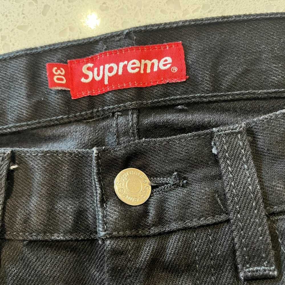 Supreme Supreme Denim Skate Jean black pant f/w 2… - image 4