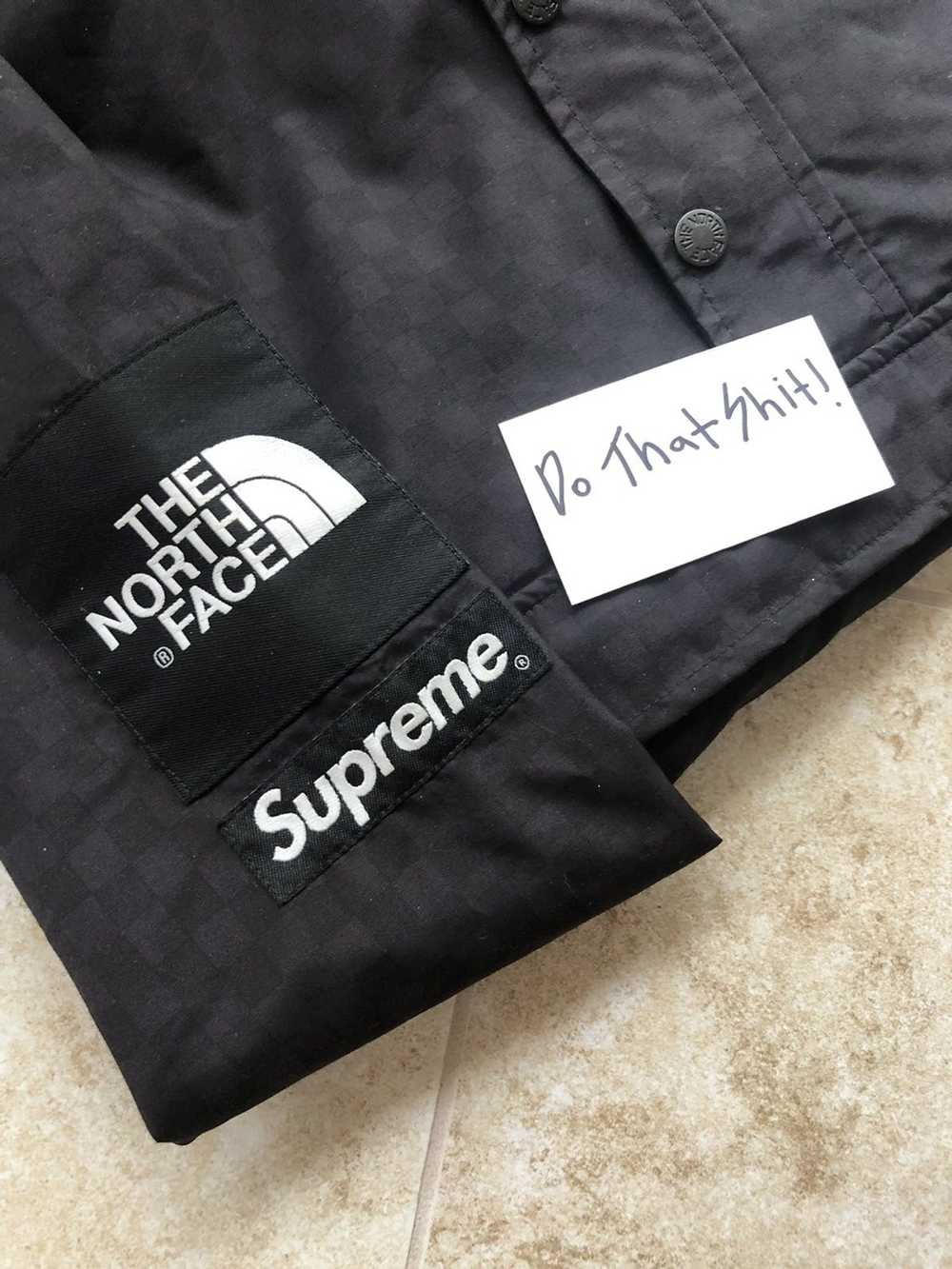 Supreme Supreme X The North Face Black Checkered … - image 2