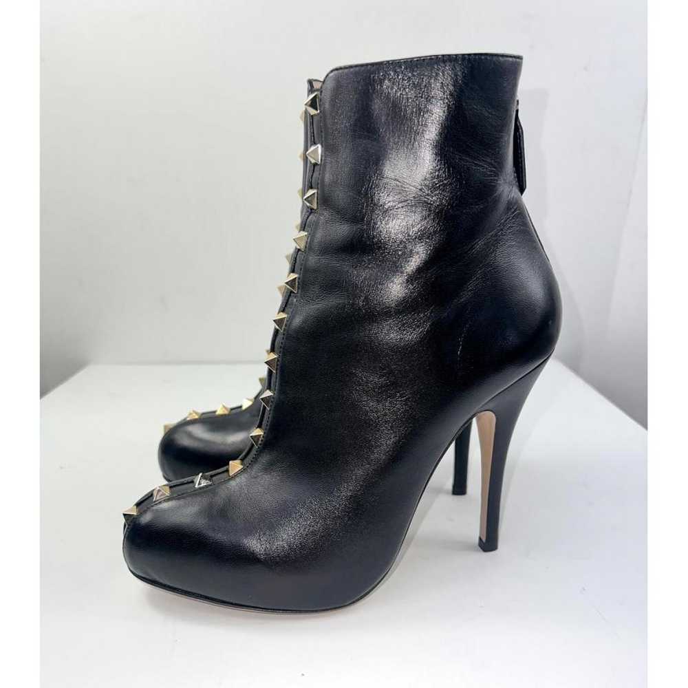 Valentino Garavani Rockstud leather ankle boots - image 3