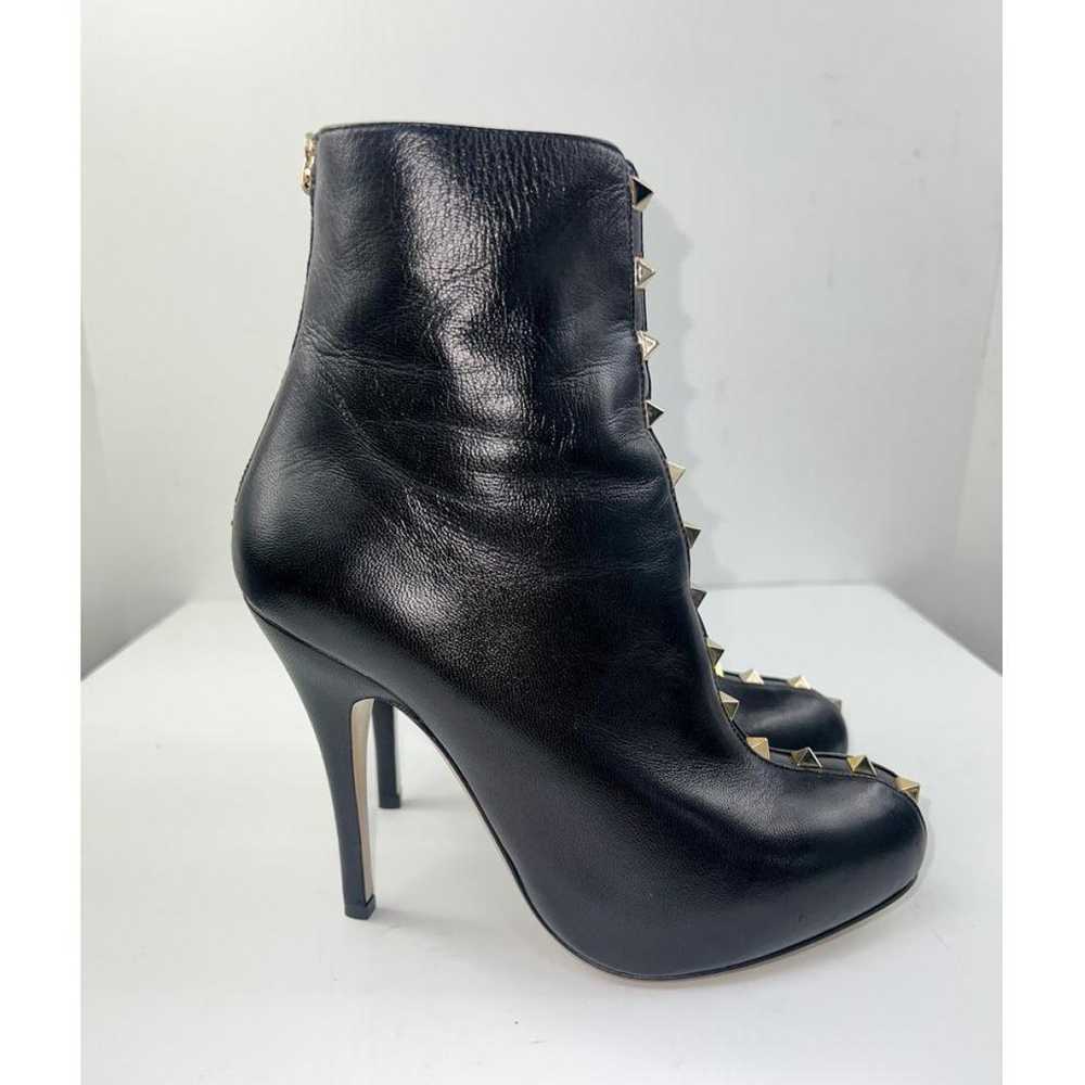 Valentino Garavani Rockstud leather ankle boots - image 9