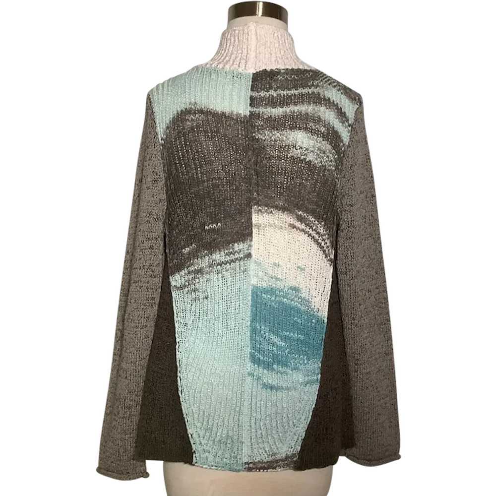 Vintage ‘Curio New York’ Wrap Sweater - image 3