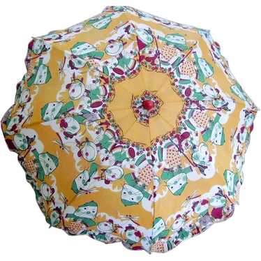 Vintage Childs Umbrella Parasol/Mid-Century Childs