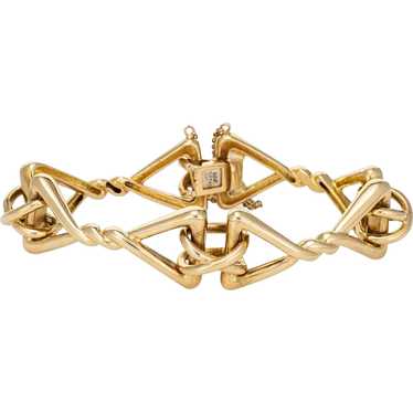 Vintage Tiffany & Co Bracelet 51.1gm 18 Karat Yel… - image 1
