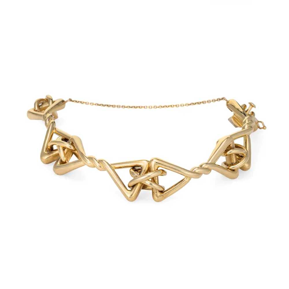 Vintage Tiffany & Co Bracelet 51.1gm 18 Karat Yel… - image 2